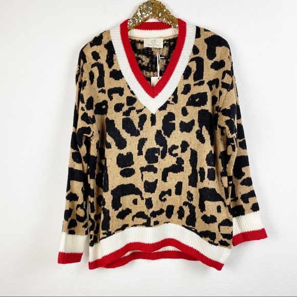 hyped unicorn leopard sweater